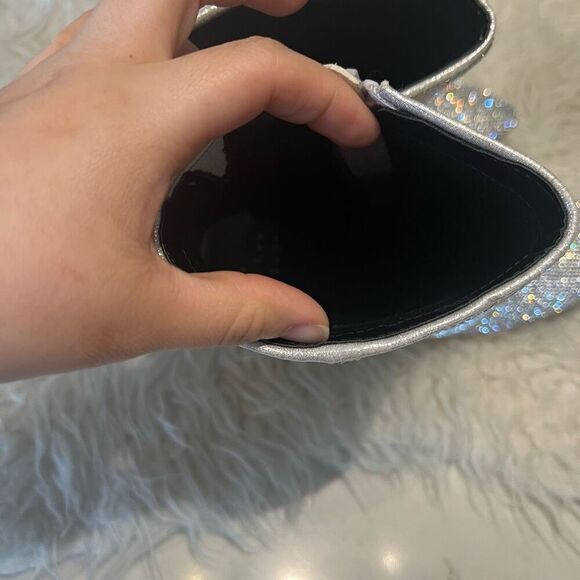 Sparkling boots, booties for party concert chunky heel 9 - Picture 4 of 13